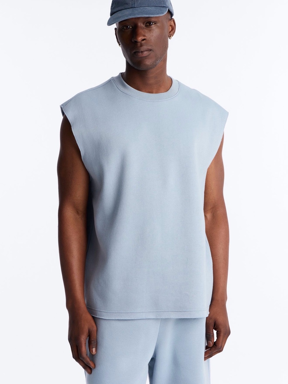 Nova Tyson Relaxed Muscle Tee Slate Blue XL NWT